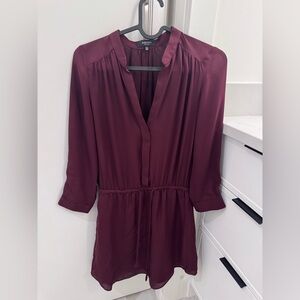 Maroon Babaton Dress